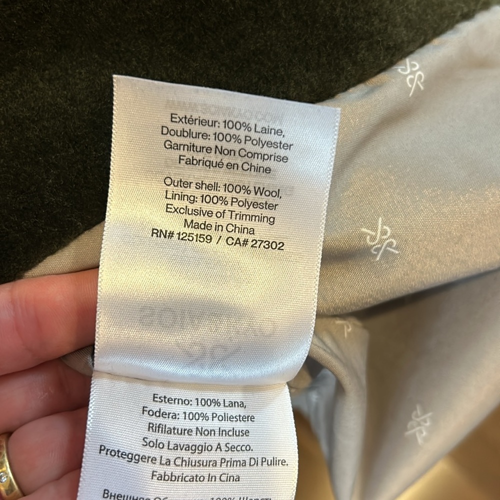 Soia & Kyo Rubina Brushed Wool Jacket in Matcha - Picture 6 of 11